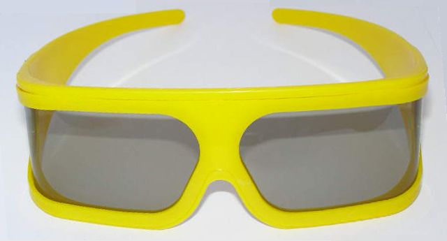 polarizált 3D szemüveg